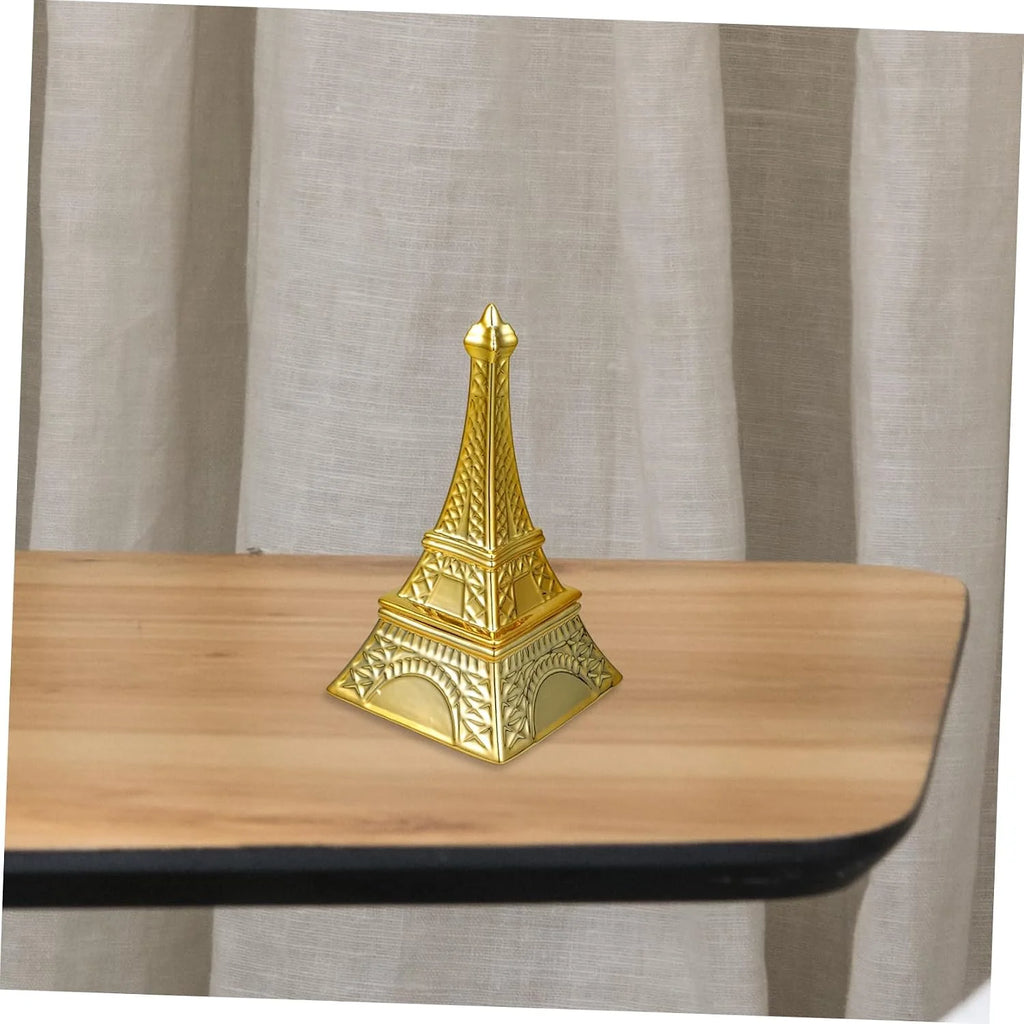 Pyramid Jewelry Box, Golden Ceramic Trinket Holder for Rings – image 6