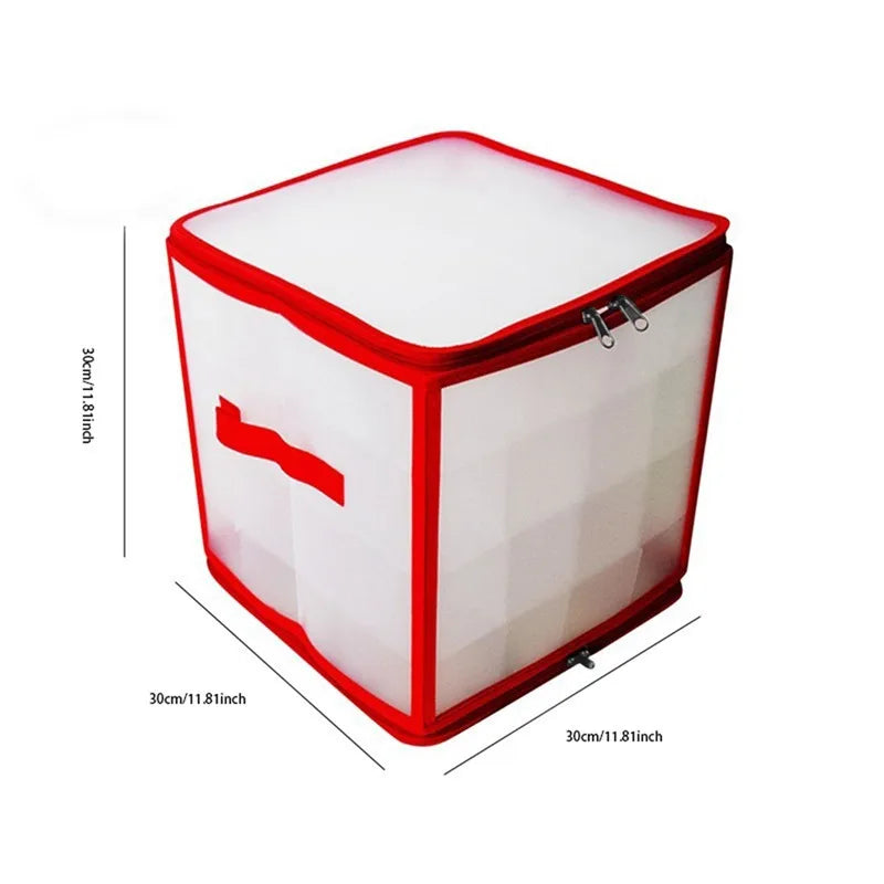 Christmas Ornament Storage Box - 64-Grid Bauble Organizer – image 3