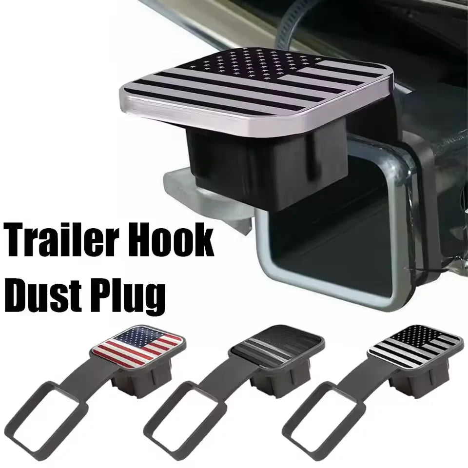 Trailer Hitch Cover – 2 in Receiver Plug with Metal Badge – image 2