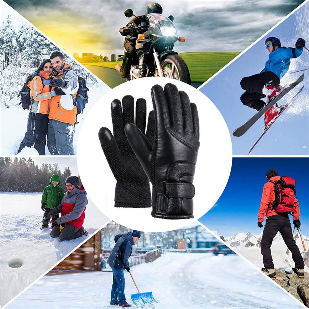 USB Heated Gloves – Touchscreen Windproof Winter Hand Warmers