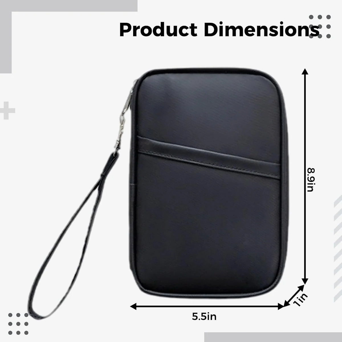 Family Passport Holder, RFID Travel Document Organizer – image 4