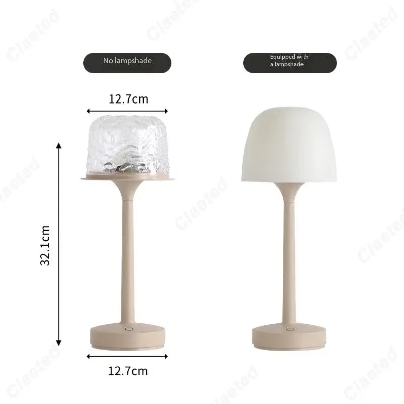 Mushroom Table Lamp - Water Ripple Projection Bedroom Desk Light – image 6