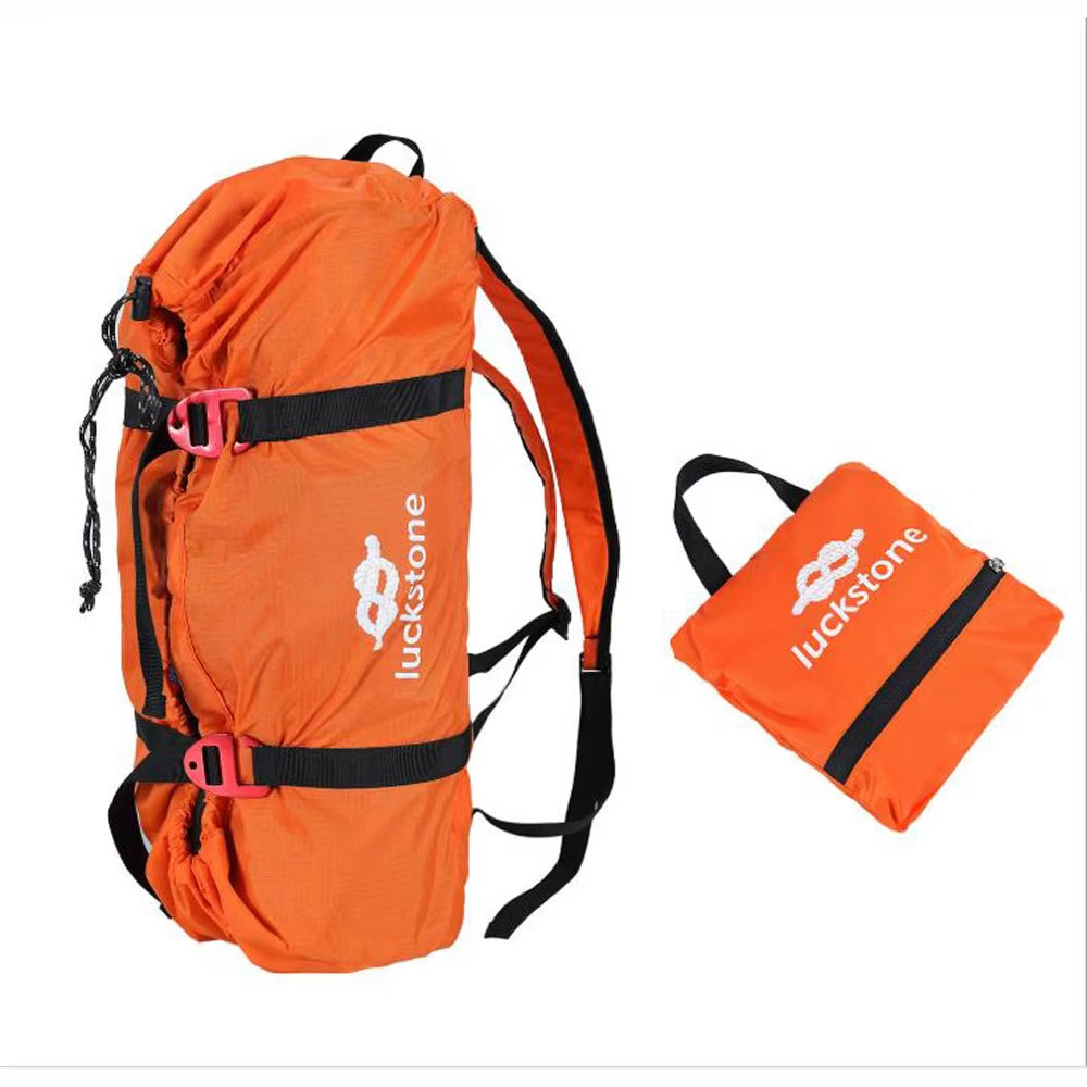 Climbing Rope Bag with Ground Tarp, Foldable Rope Carry Backpack – image 3