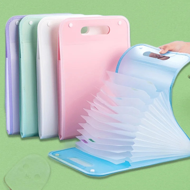 13 Pocket Expanding File Folder - A4 Document Organizer