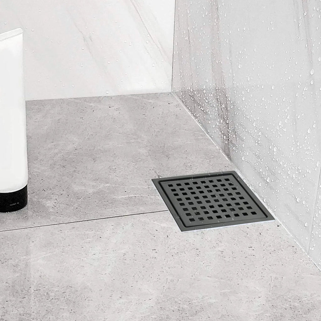 6 in Square Floor Drain with Removable Grid Grate – image 7