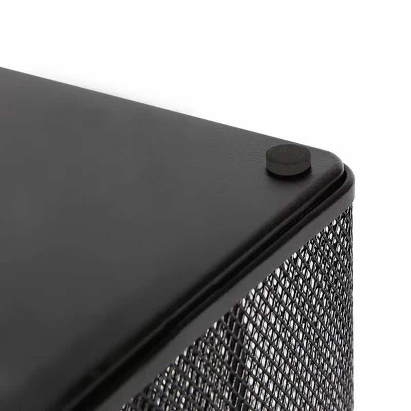 Desk Organizer – Black Steel Mesh with 5 Compartments – image 5