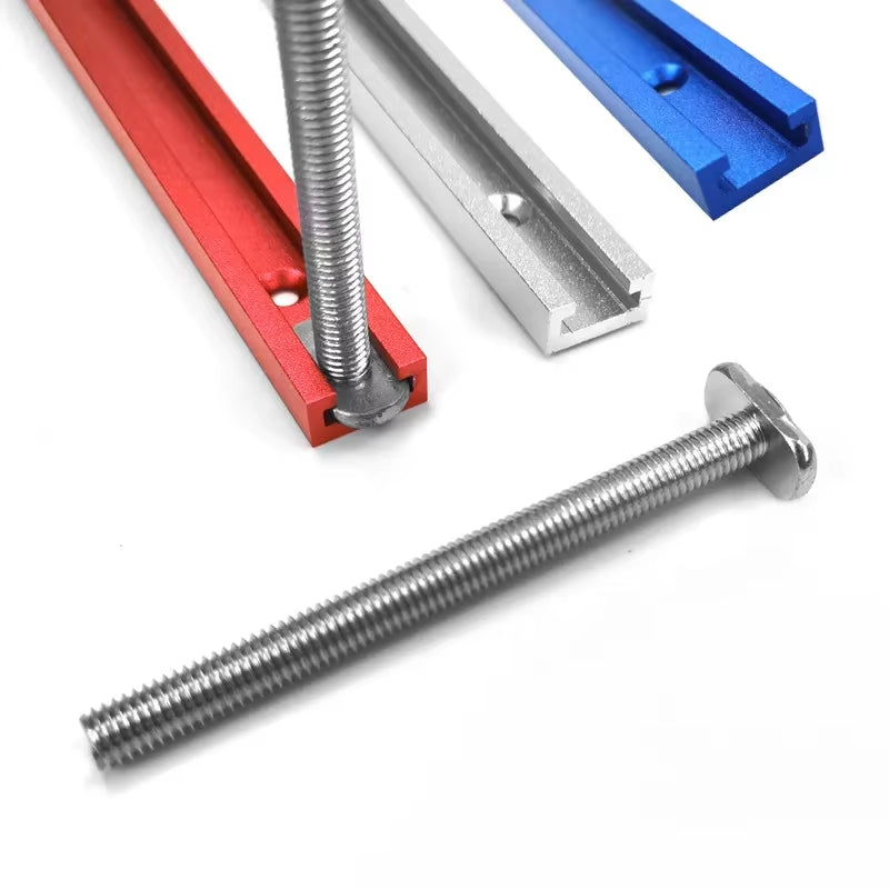 T-Track 500 mm – Aluminum Miter Track with T-Bolts – image 6