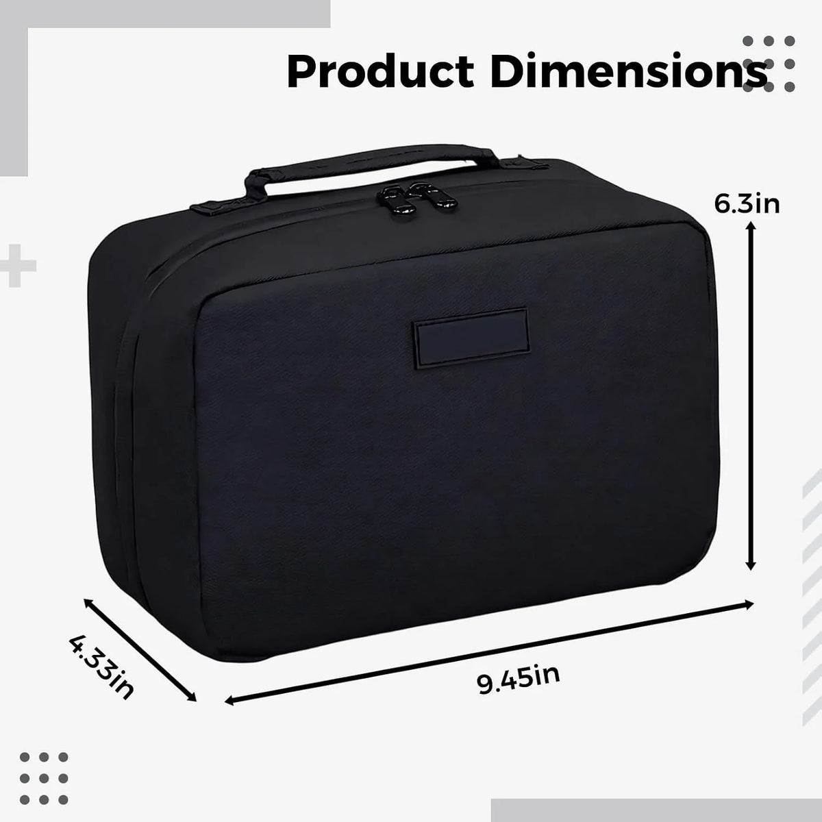 Men's Toiletry Bag, Water-Resistant Travel Dopp Kit – image 3