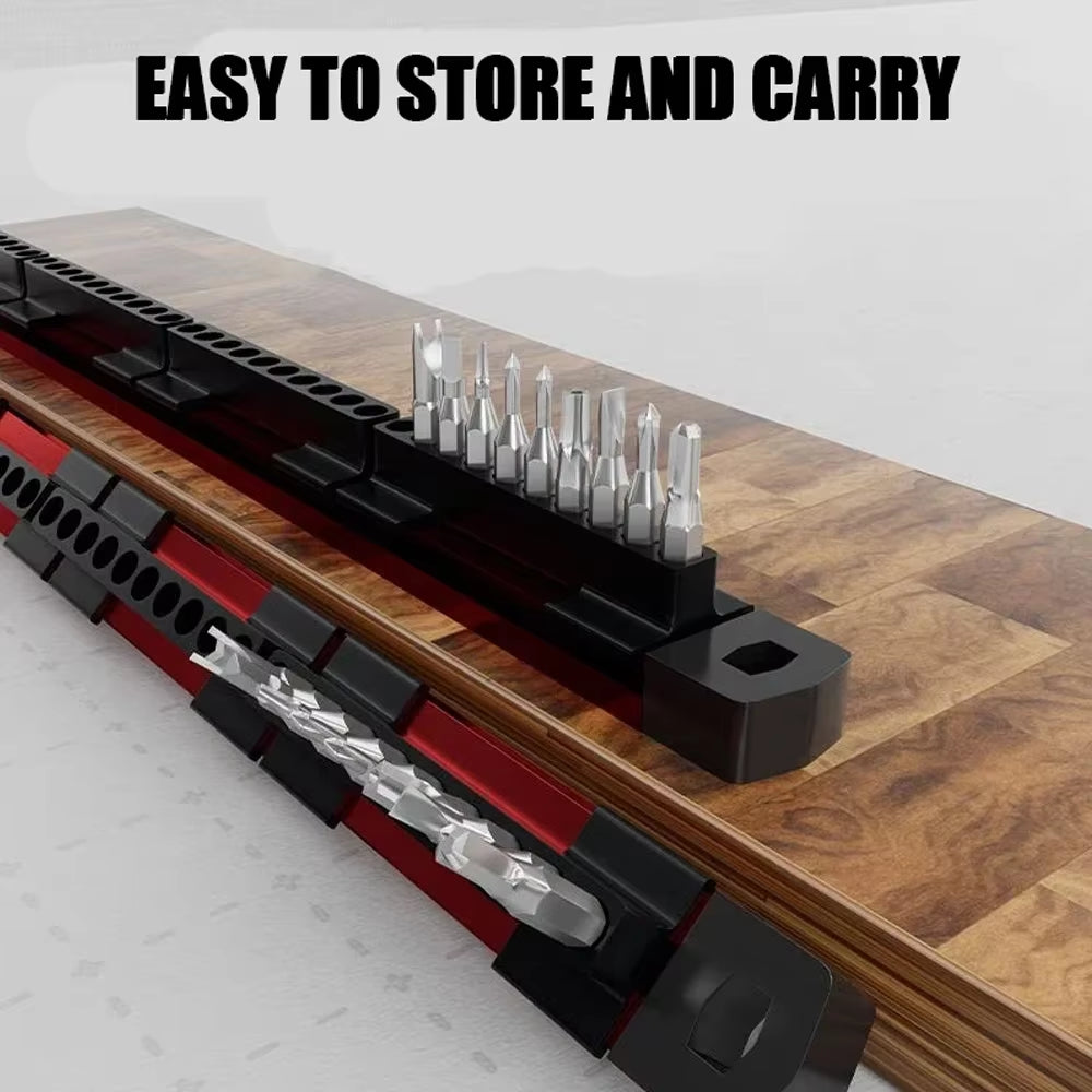 Magnetic 40-Slot Screwdriver Bit Organizer Case – image 6