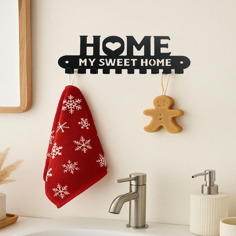 Wall Key Holder – 2-in-1 Halloween and Christmas Iron Key Hooks – image 3