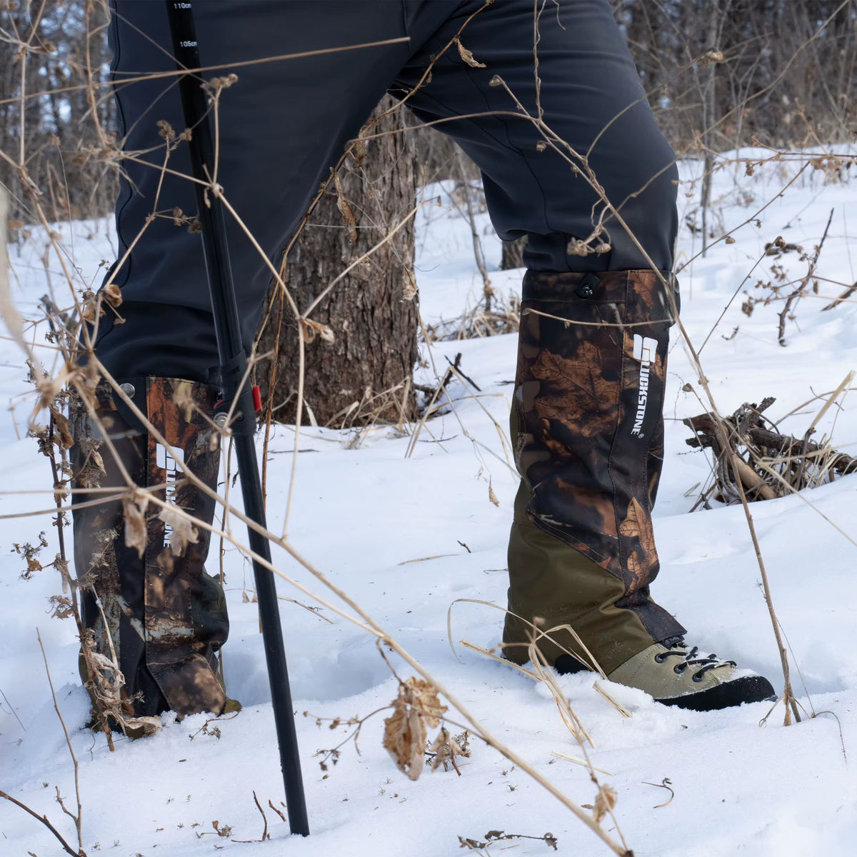 Waterproof Hiking Leg Gaiters for Snow, Double-Layer Boot Covers – image 5