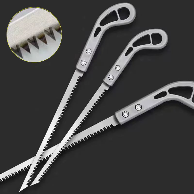 Japanese Pull Saw - SK5 Steel Fine Tooth Hand Saw for Wood, Branches & Drywall