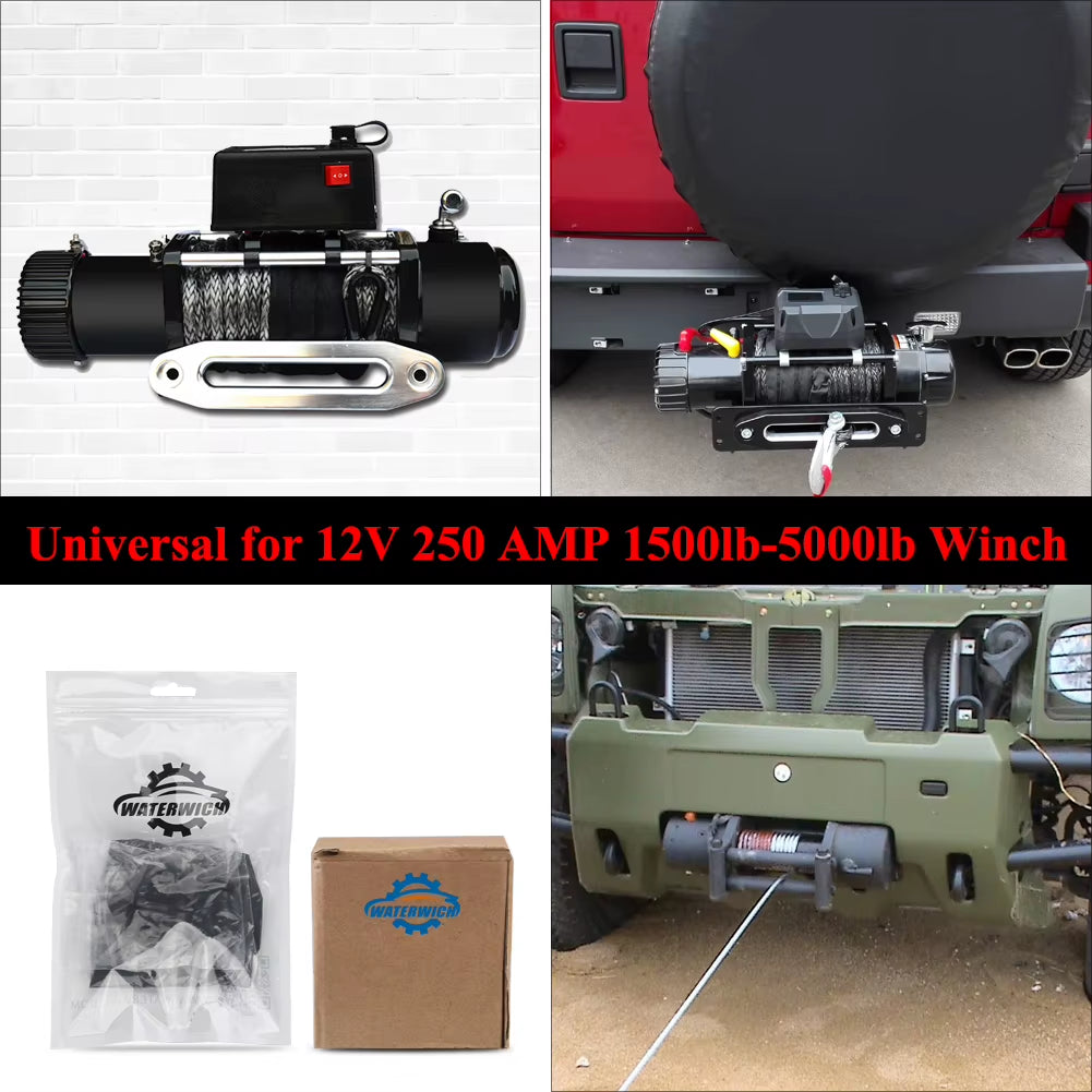 250A Winch Solenoid Relay Contactor for ATV & UTV Winches, 12V or 24V – image 5