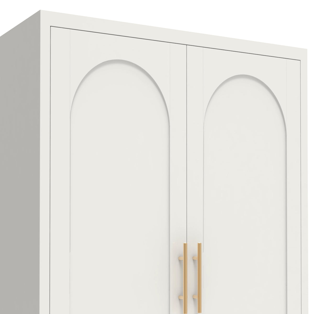 61 in Metal Storage Cabinet with Doors and Adjustable Shelves, White – image 10