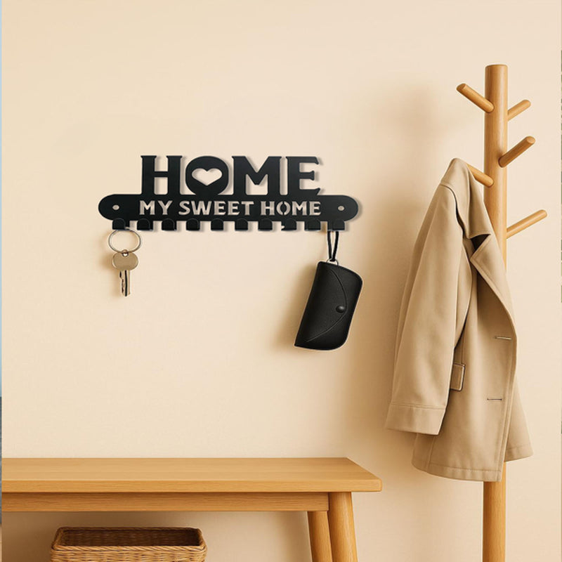 Wall Key Holder – 2-in-1 Halloween and Christmas Iron Key Hooks – image 6