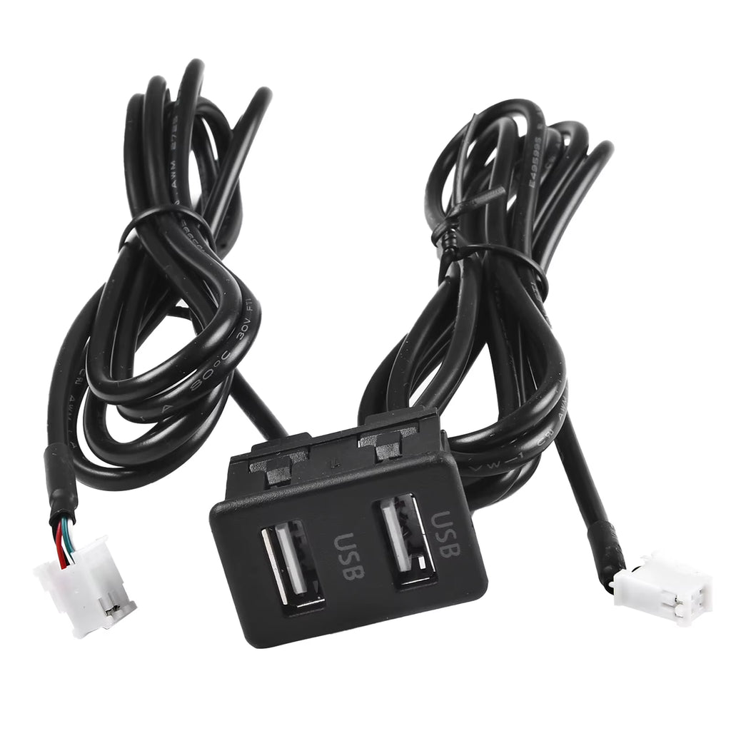 Dash Mount Dual USB Port Panel with 145 cm Extension Cable – image 4