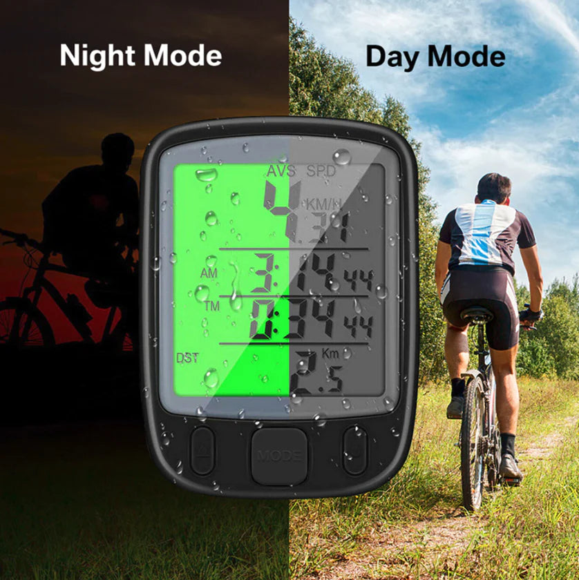 Bike Speedometer, Waterproof LCD Cycling Computer, Wired or Wireless – image 10