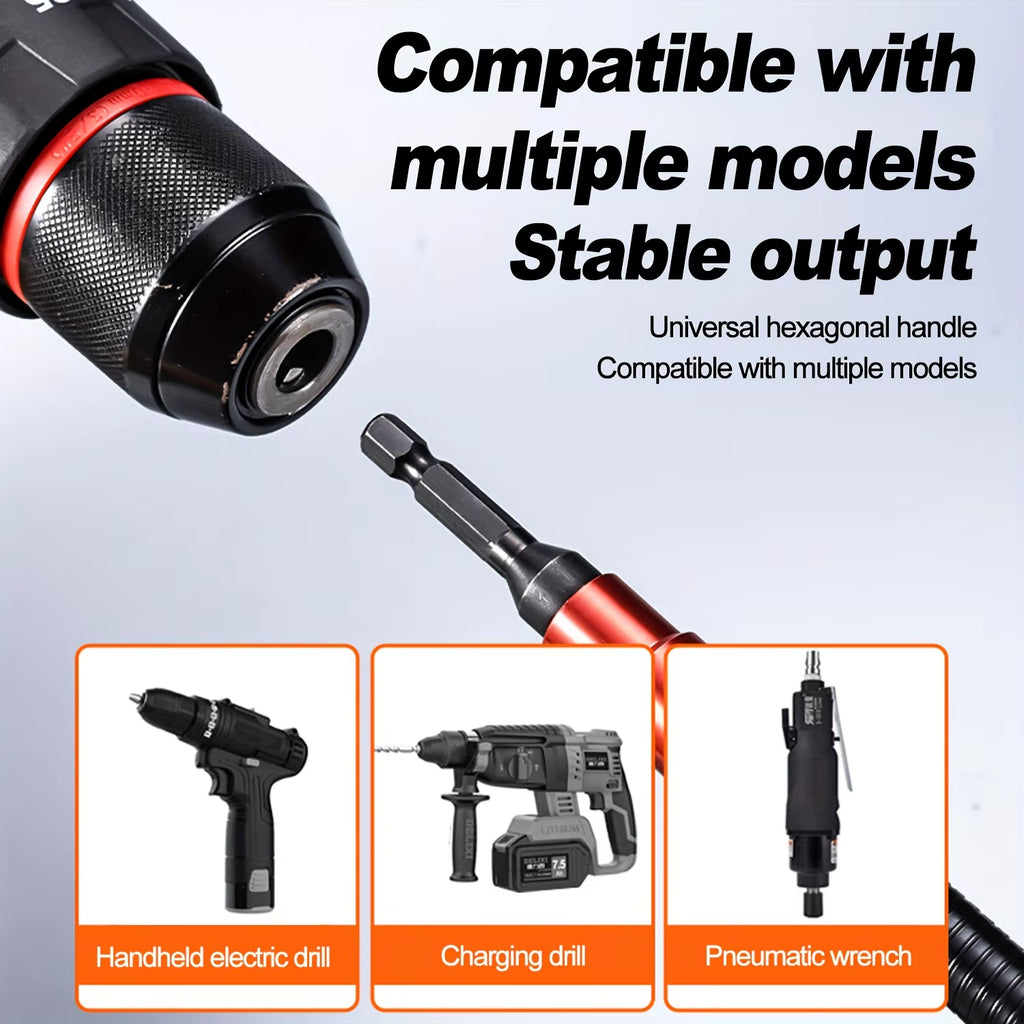 Flexible Drill Bit Extension Shaft 1/4in Hex for Tight Spaces – image 4