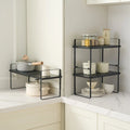 2-Tier Steel Cabinet & Counter Organizer Shelf – image 3