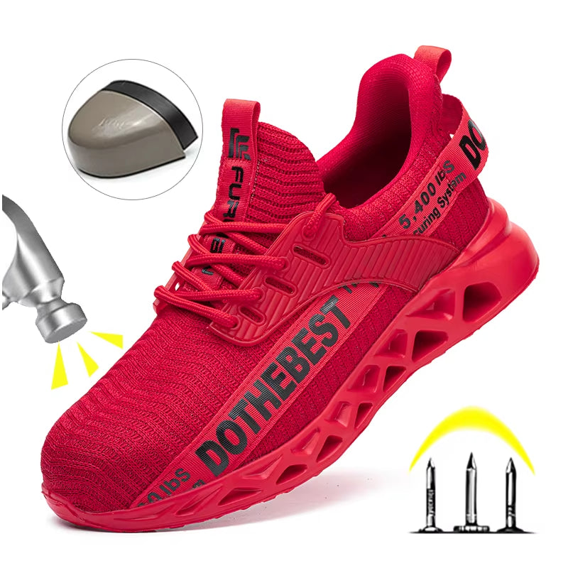 Oilfield Steel Toe Work Shoes, Lightweight Puncture-Resistant Sneakers – image 4