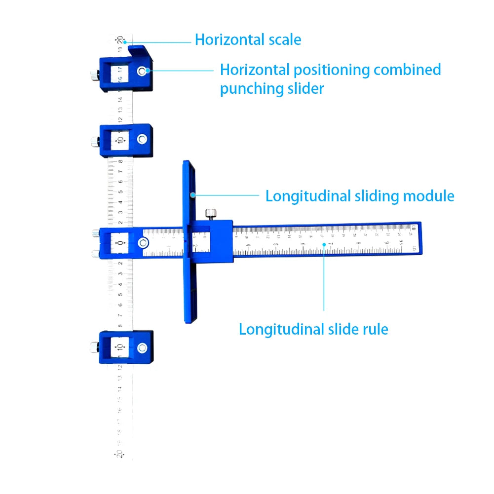 Cabinet Hardware Jig – Drill Guide for Handles and Knobs – image 4