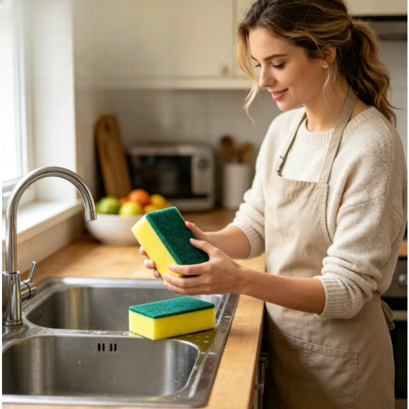 Double-Sided Absorbent Dish Sponge Brush – image 3
