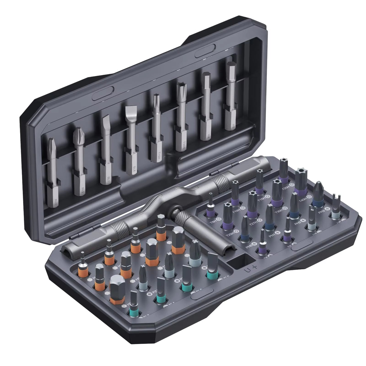 Magnetic Ratchet Screwdriver Set with T-Handle – image 7