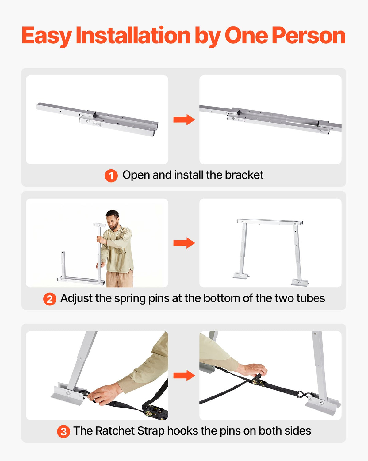 RV Bumper Stabilizer, Foldable Trailer Support 12-28 in Adjustable – image 4