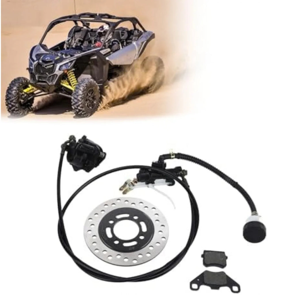 Go Kart Hydraulic Rear Disc Brake Kit for 50-250cc Karts and ATVs