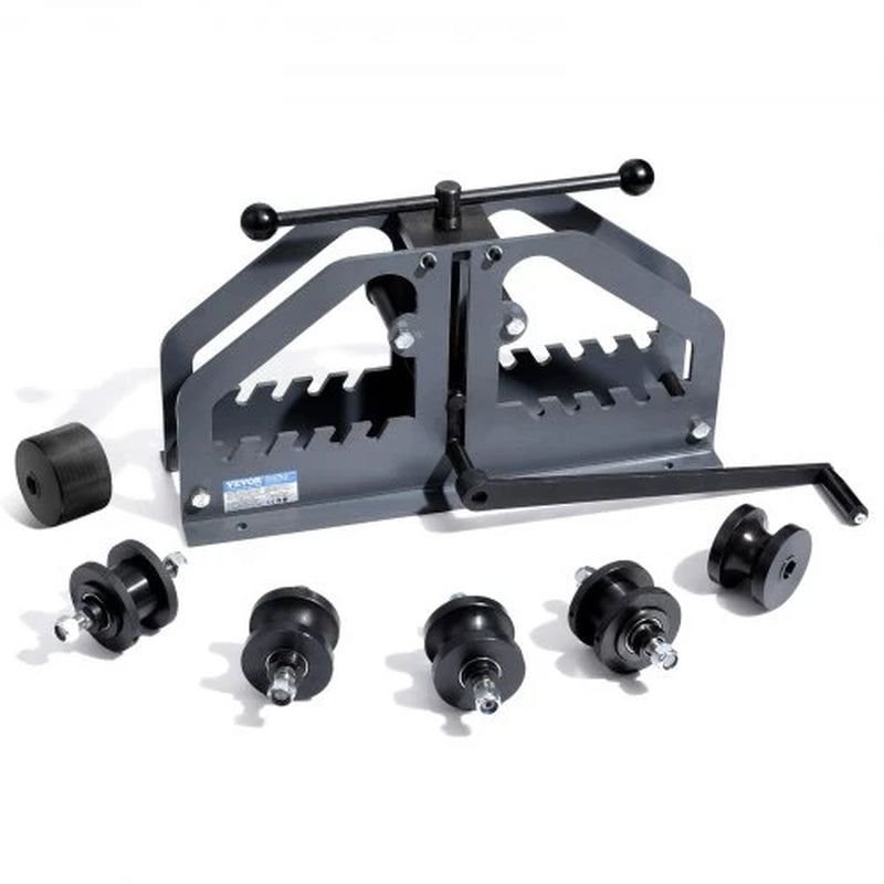 Tube Roller Bender – Manual Pipe Bender up to 1-1/2 in with 6 Dies