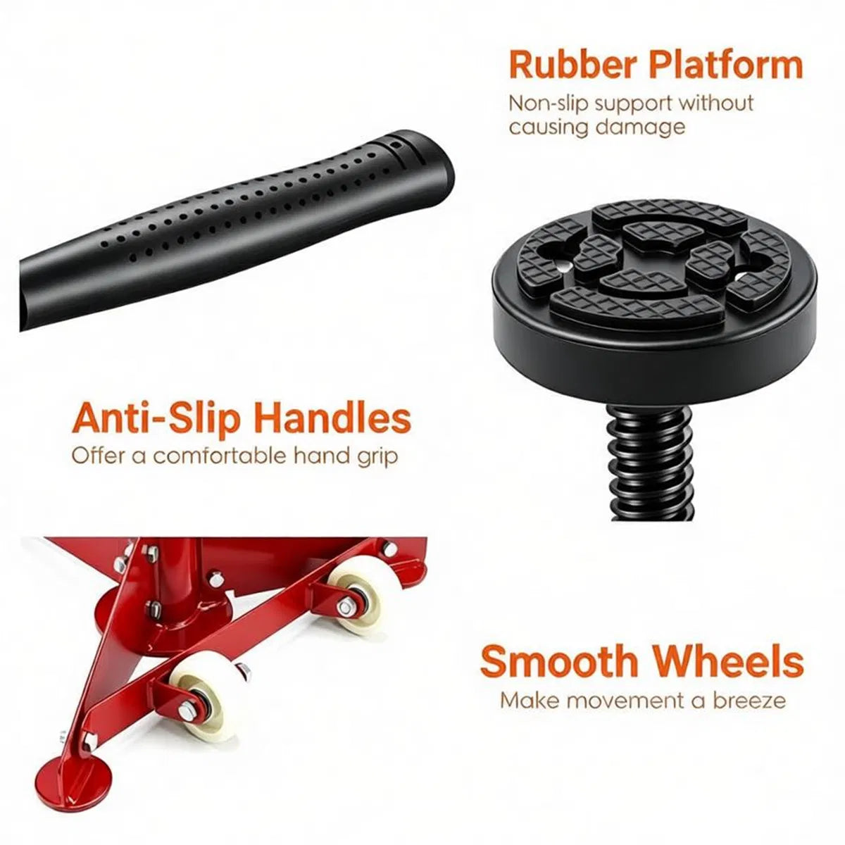 Underhoist Support Stand 1654 Lb Adjustable 38.5 To 75.5 In – image 5