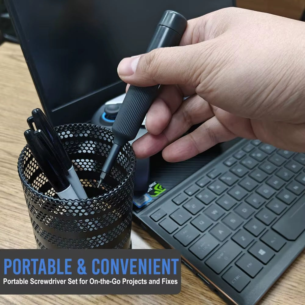 Pen-Style Precision Screwdriver Set with Magnetic Bits – image 5