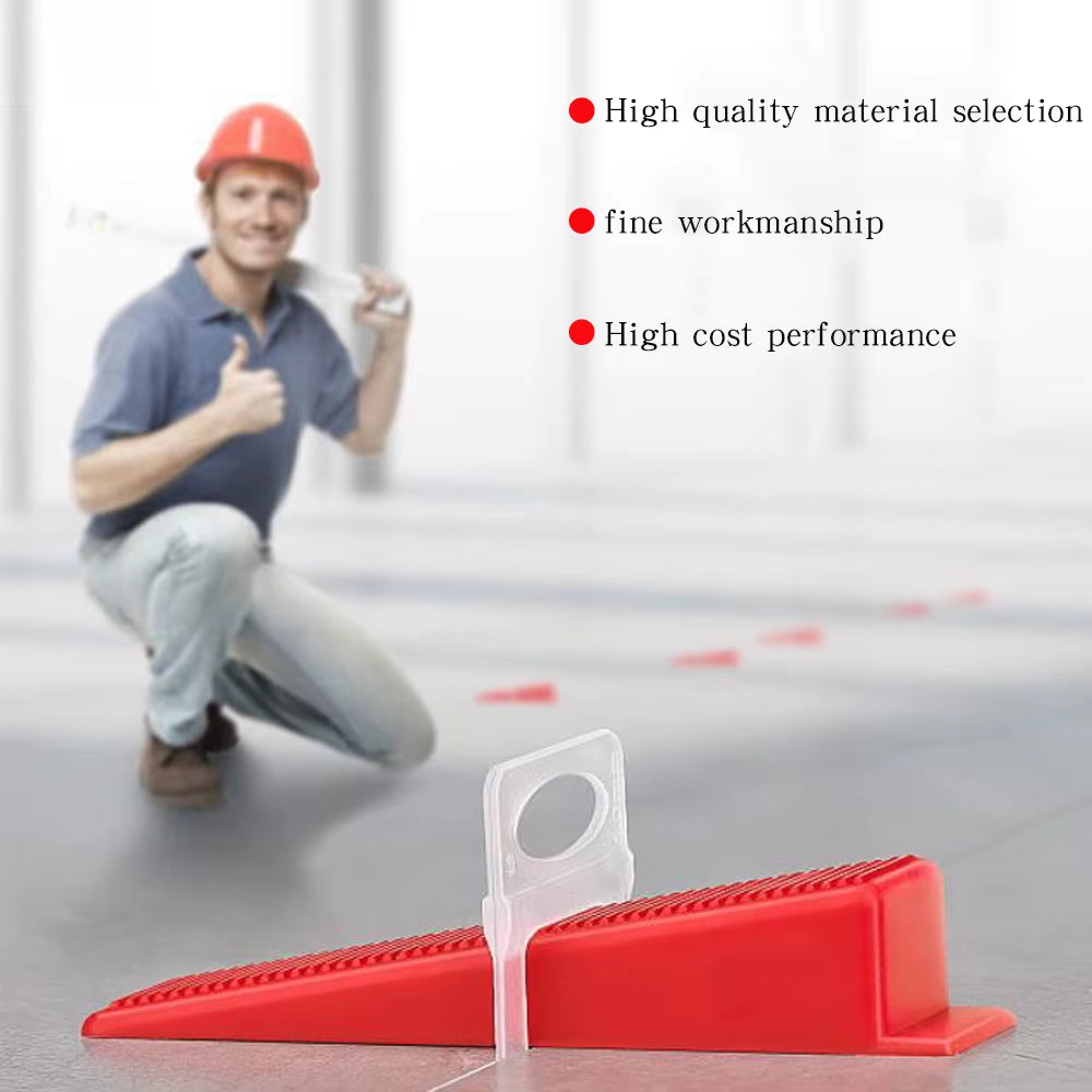 Tile Leveling System Clips 100-Pack 1mm Spacers for Wall & Floor – image 6