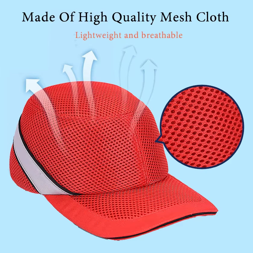 Workwear Bump Cap, Baseball Style Safety Hat with ABS Shell – image 7