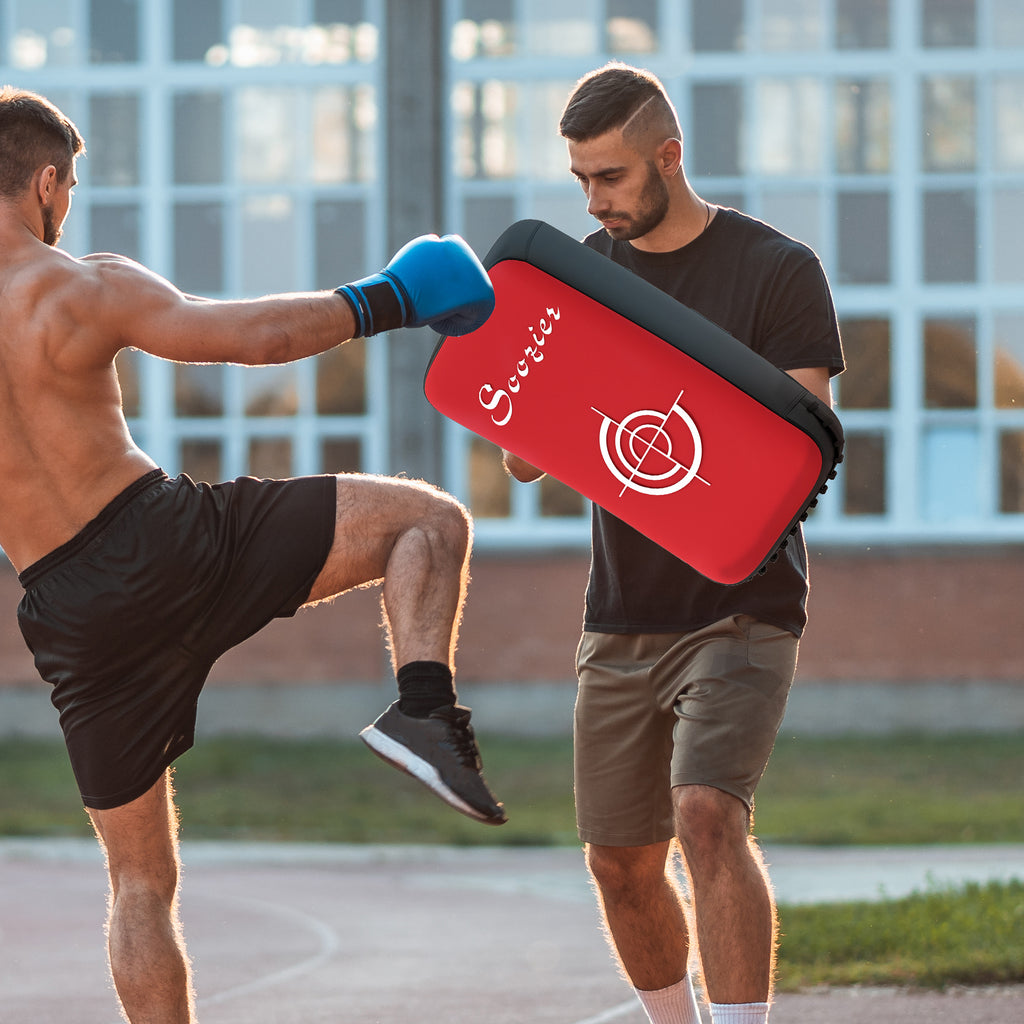 Curved Muay Thai Kick Shield 16.5 in, Kickboxing and Martial Arts Strike Pad – image 4