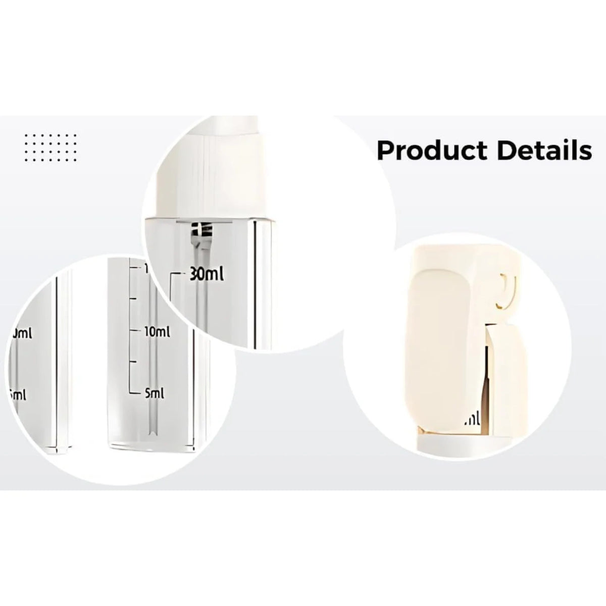 Travel Bottles Set – 4-in-1 Leakproof 30 mL Pump Dispenser – image 6