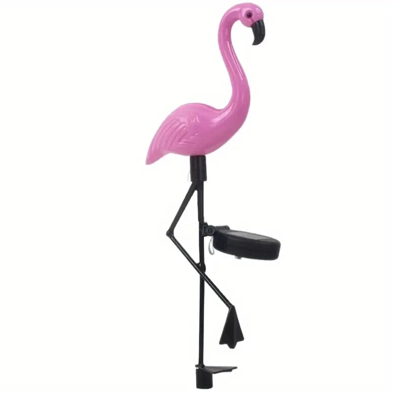 Solar Flamingo Garden Stake Light - LED Pathway & Lawn Light