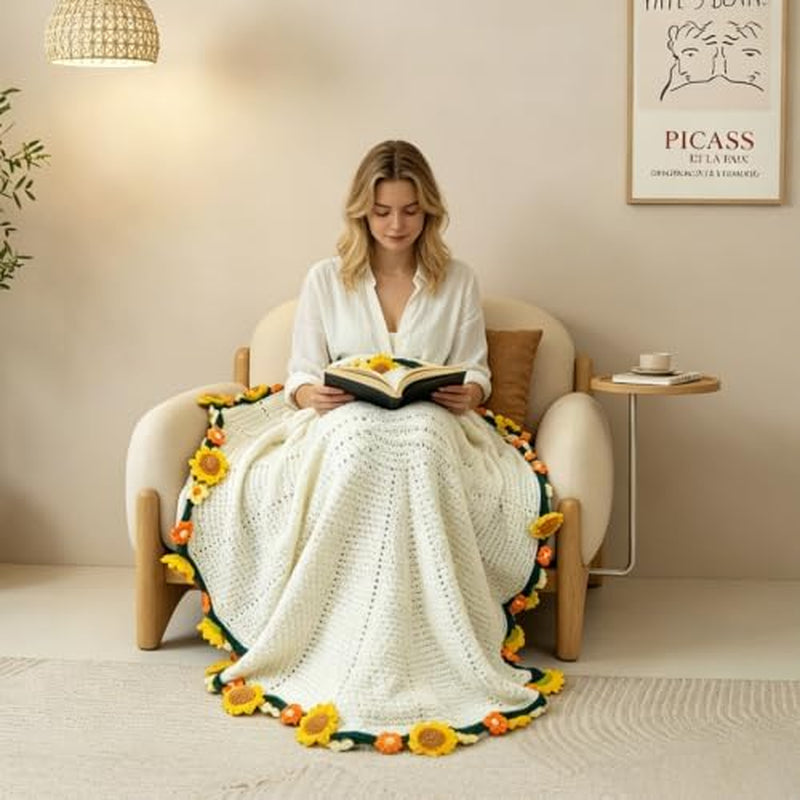 Flower Bouquet Throw Blanket - Soft 43 in Romantic Gift – image 6