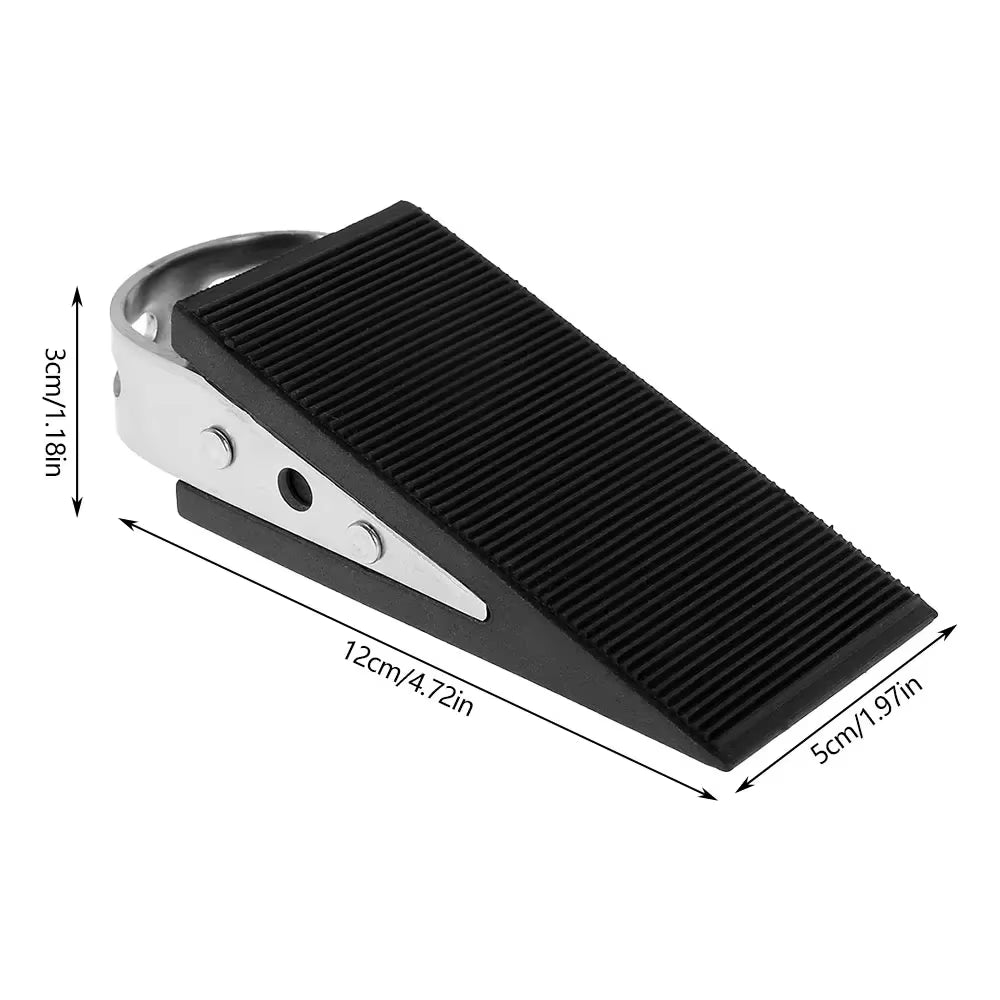 Heavy Duty Door Stopper Wedge – Metal and Rubber Non-Slip Doorstop
