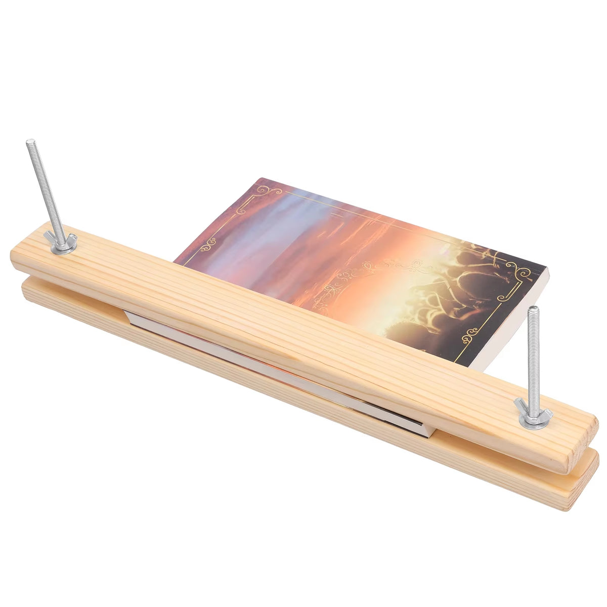 Wooden Book Press for Bookbinding and Paper Flattening – image 2