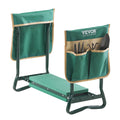 Folding Garden Kneeler Seat with 2 Tool Bags, 330 lb Capacity