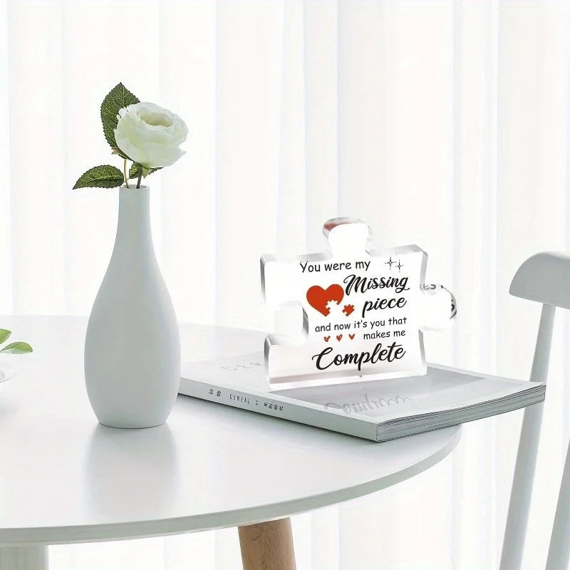 Carved Acrylic Love Plaque - Romantic Gift for Her – image 5