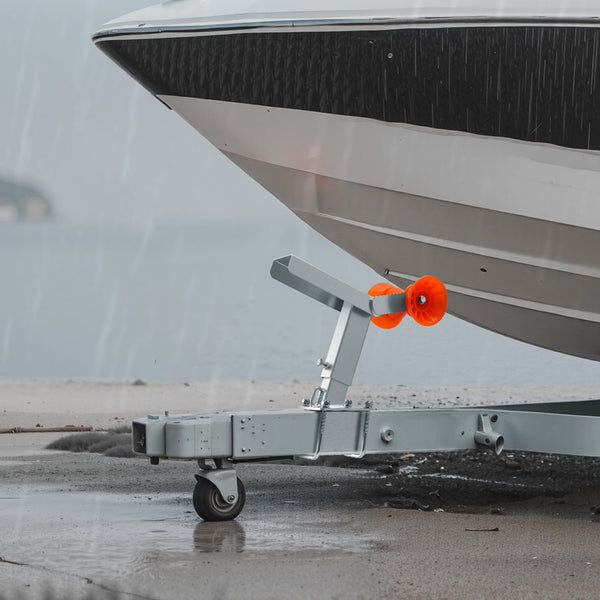 Boat Trailer Winch Stand with 5.1 in Roller, Adjustable Height
