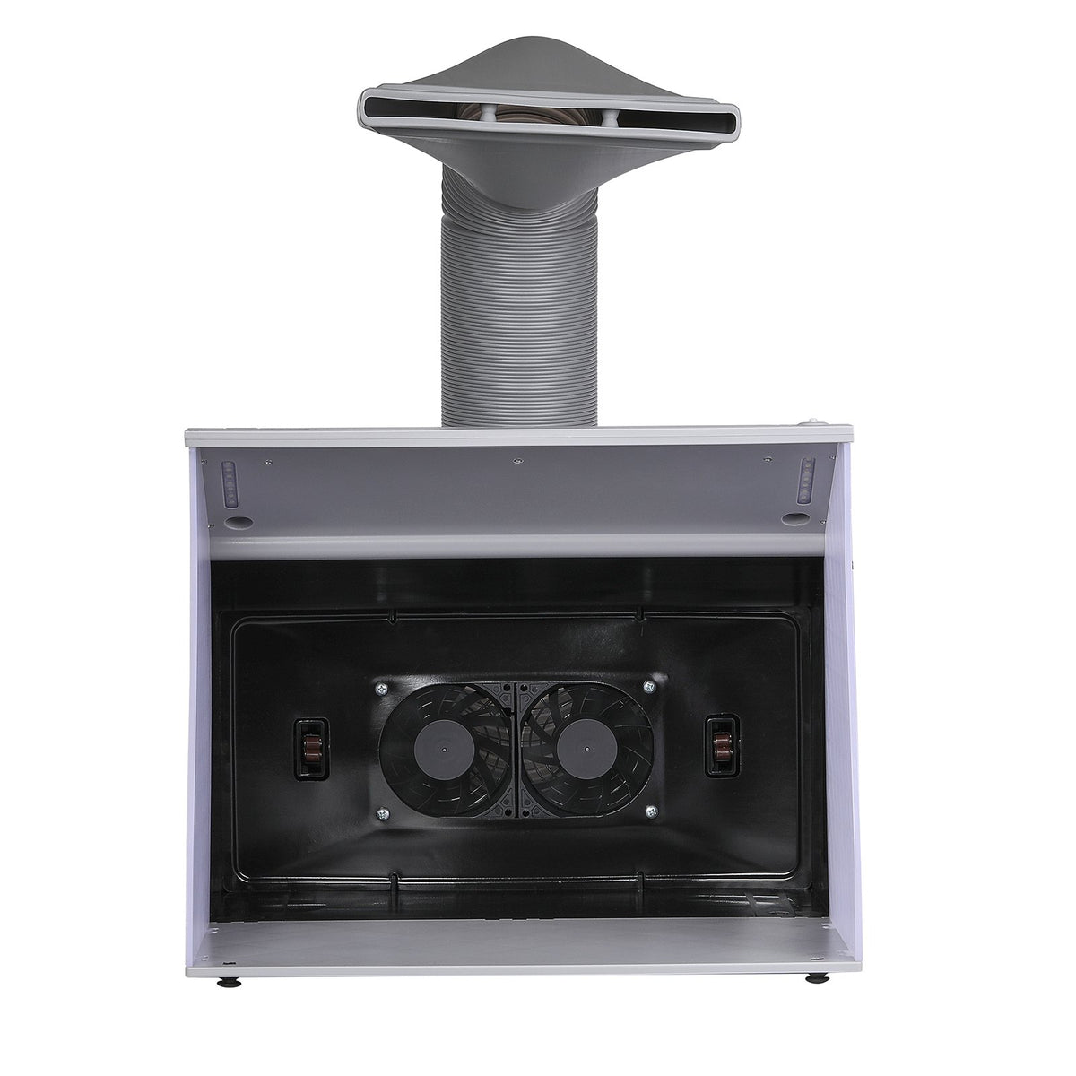 Portable Hobby Spray Booth with LED Lights, Dual Fans and Turntable – image 5