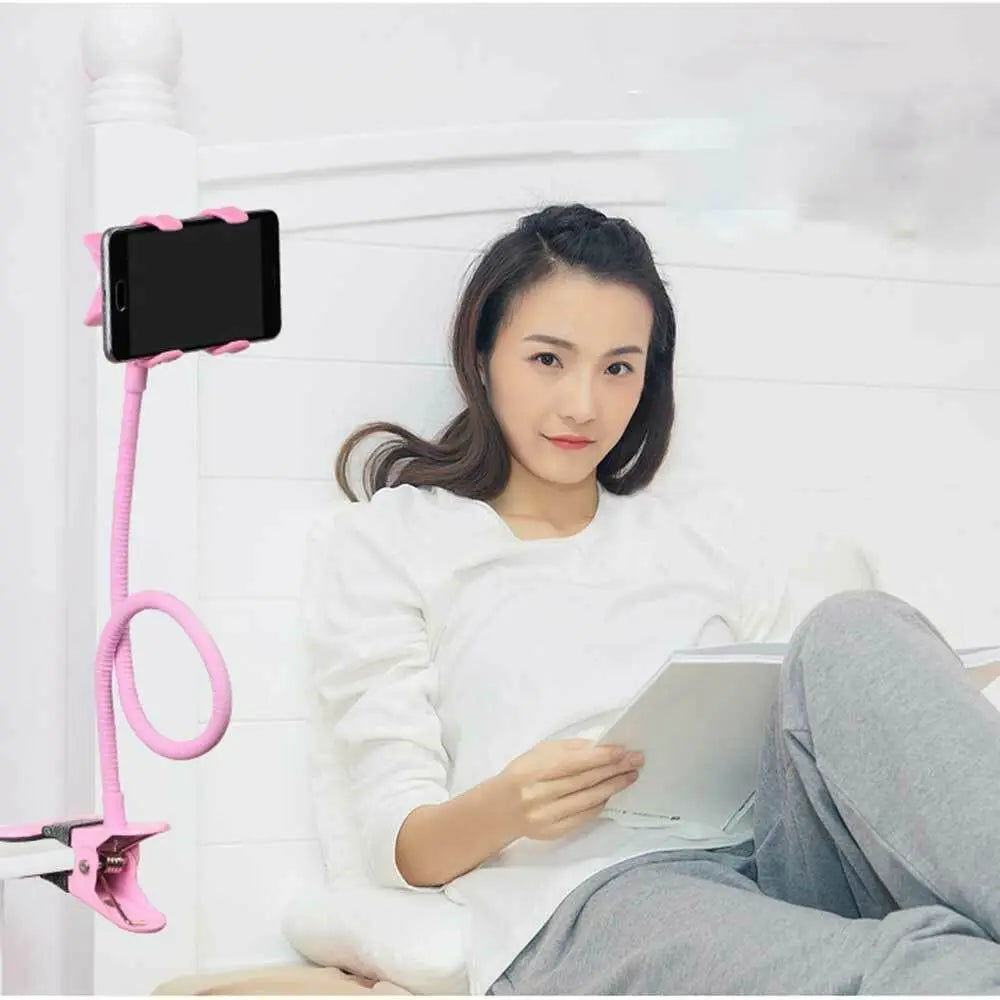 Flexible Clip-On Phone Holder for Bed & Desk – image 3