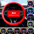 Silicone Steering Wheel Cover - Non-Slip Grip for 32-40 cm Wheels