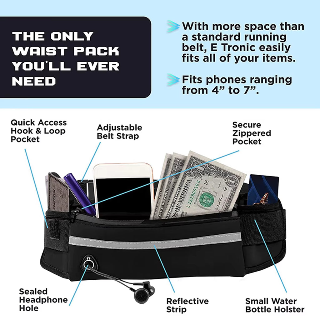 Hands-Free Dog Leash with Waist Bag - Reflective Bungee for Running – image 5
