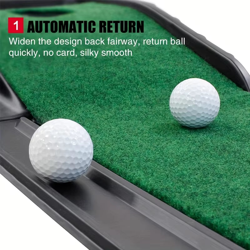 Golf Putting Green Mat, Indoor Outdoor Putting Practice Blanket – image 7