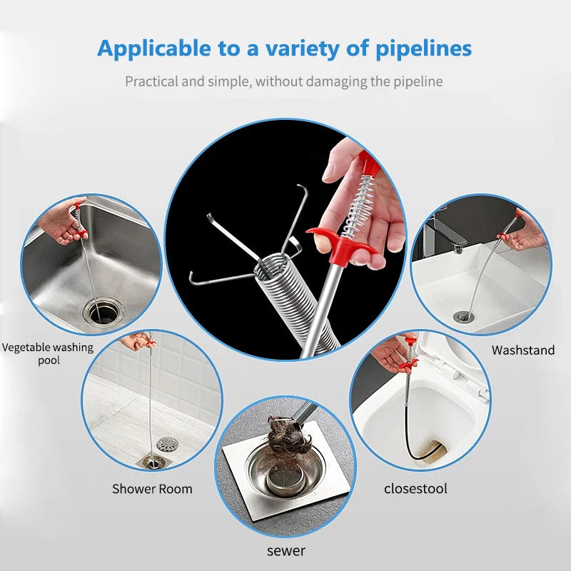 Plumbing Four-Claw Sewer and Toilet Grabber Tool