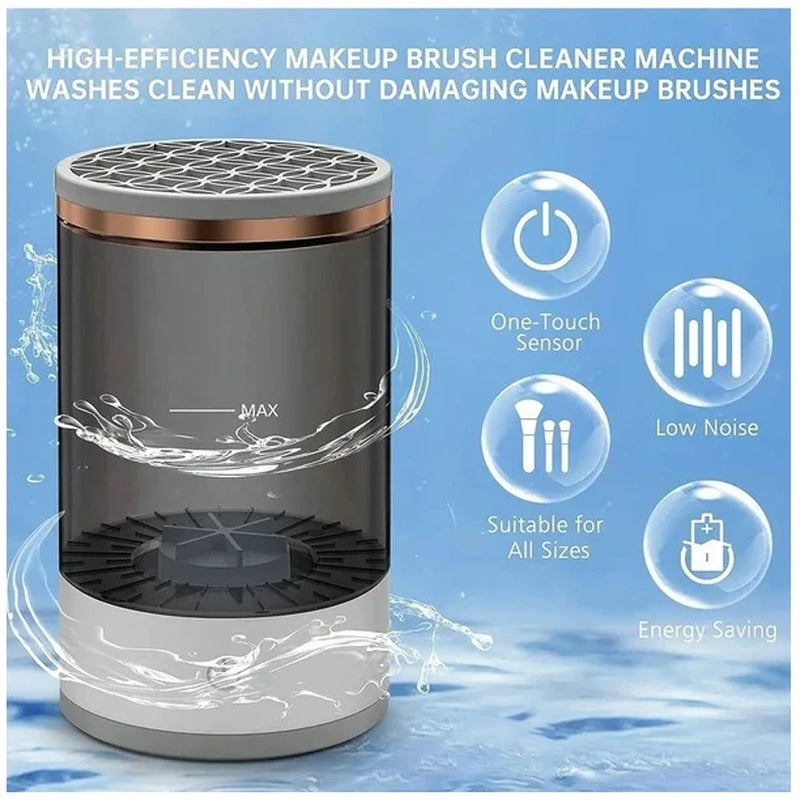 Makeup Brush Cleaner, Electric USB Spinning Brush Dryer – image 3